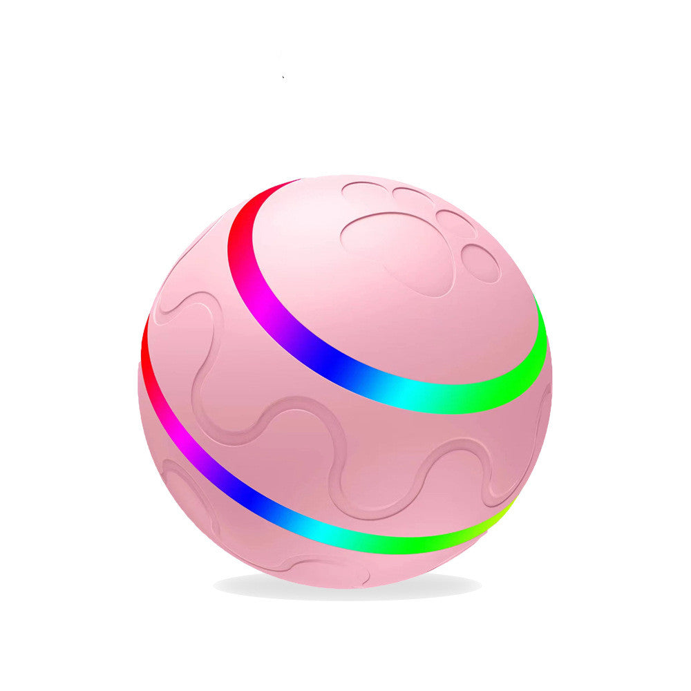 Interactive Self-Rotating Cat Ball – USB Rechargeable Toy For Active Cats