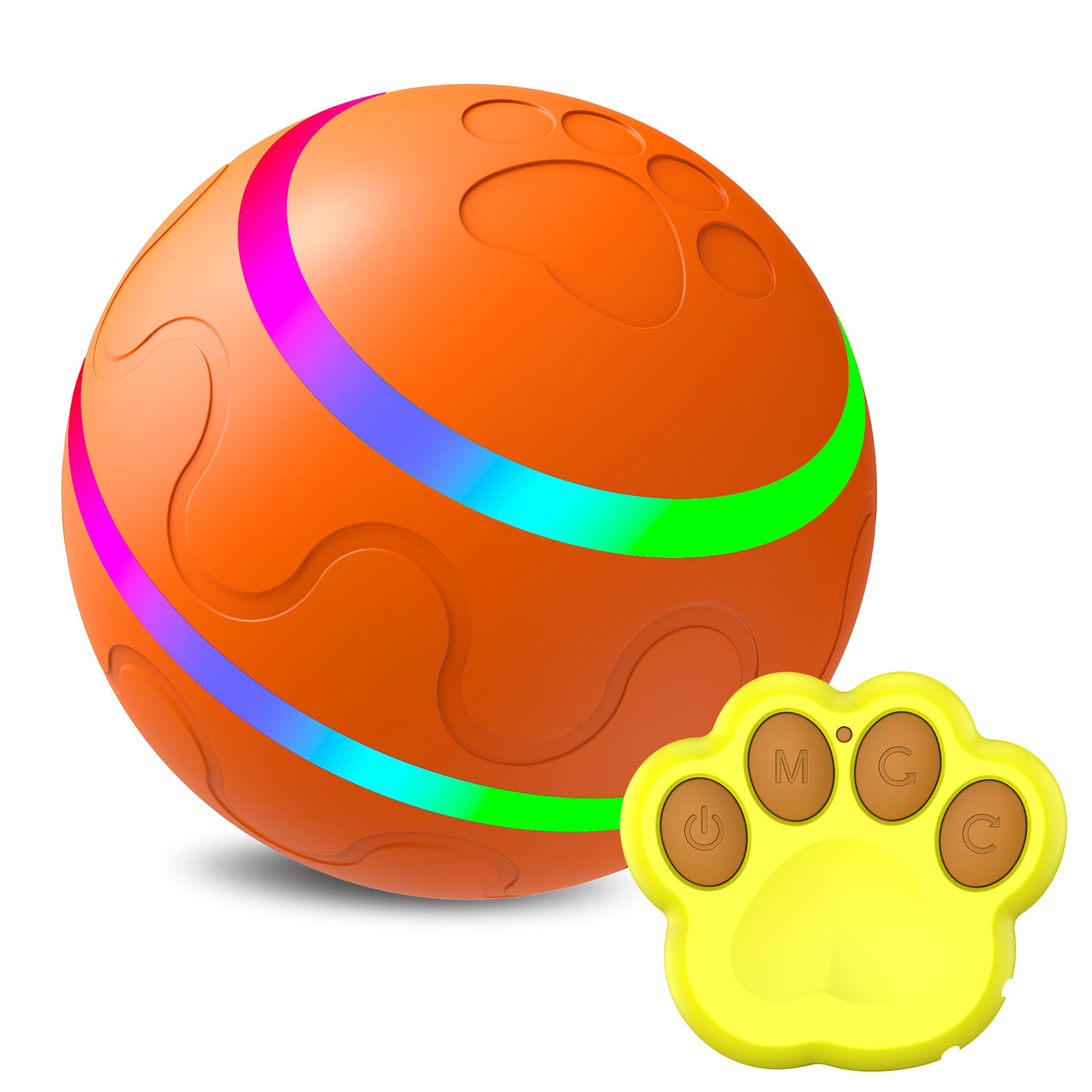 Interactive Self-Rotating Cat Ball – USB Rechargeable Toy For Active Cats